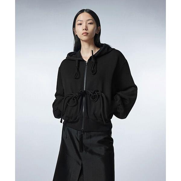 JNBY / ジェーエヌビーワイ Unique Corded Zip-up Hoodie / ジップ...