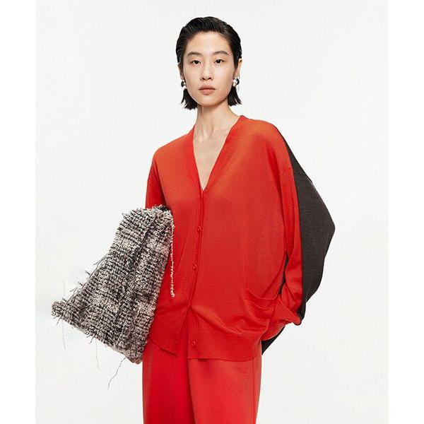 JNBY / ジェーエヌビーワイ Two-Tone Merino Wool Cardigan