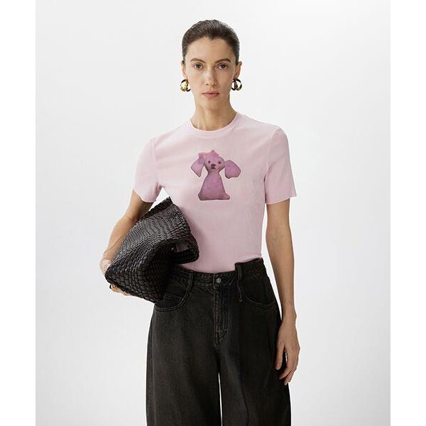 JNBY / ジェーエヌビーワイ Velour Short Sleeve Top / ベロアショート...