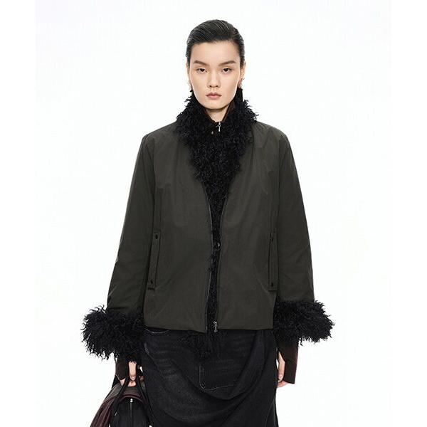 JNBY / ジェーエヌビーワイ Fur-trimmed Down Jacket / ファーダウンジ...