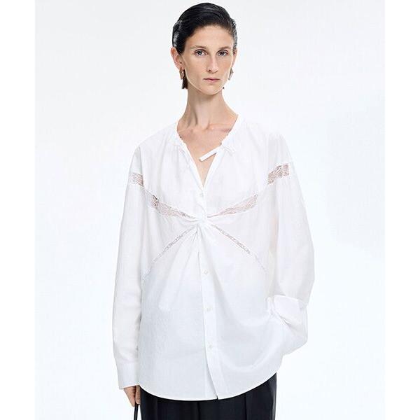 JNBY / ジェーエヌビーワイ Lace Patchwork Blouse