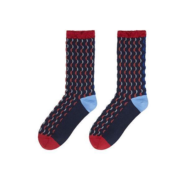 JNBY / ジェーエヌビーワイ Color-Block Jacquard Socks