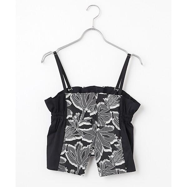 B DONNA / ビドンナ 先染めカットジャガード　ビスチェ