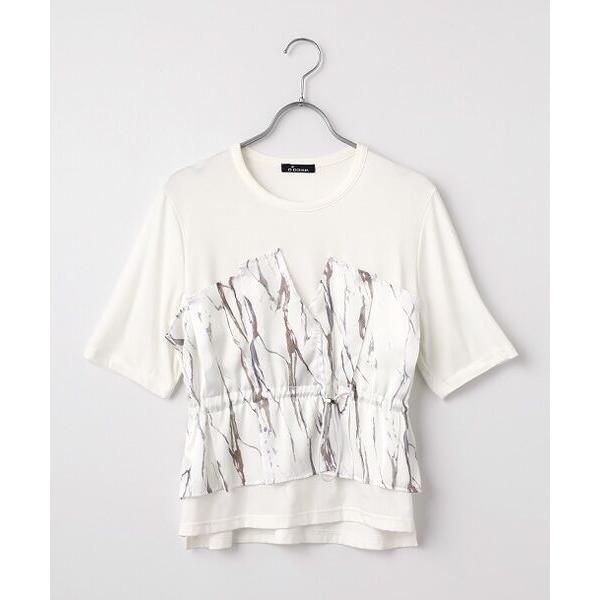 B DONNA / ビドンナ ビスチェ風　カットソー