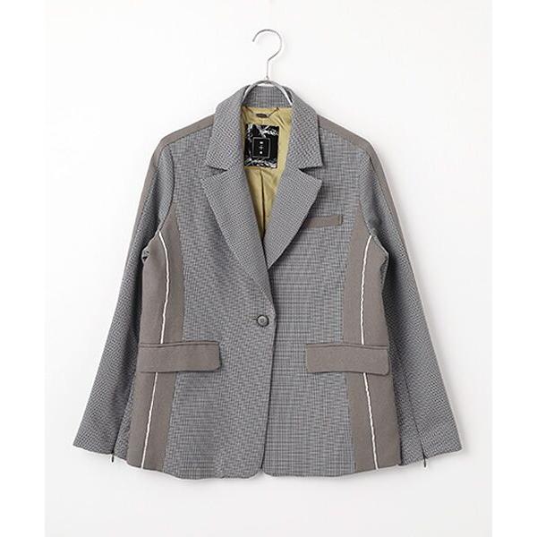 B DONNA / ビドンナ チェックテーラードジャケット