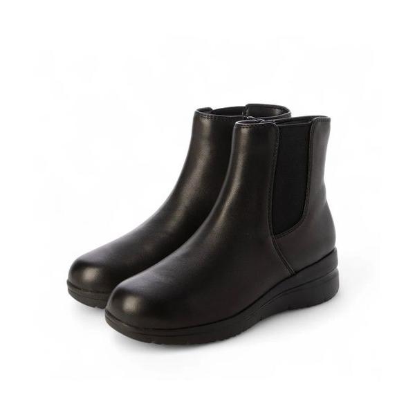 Atelier / アトリエ 【3E】ヒールアップサイドゴアショートブーツ