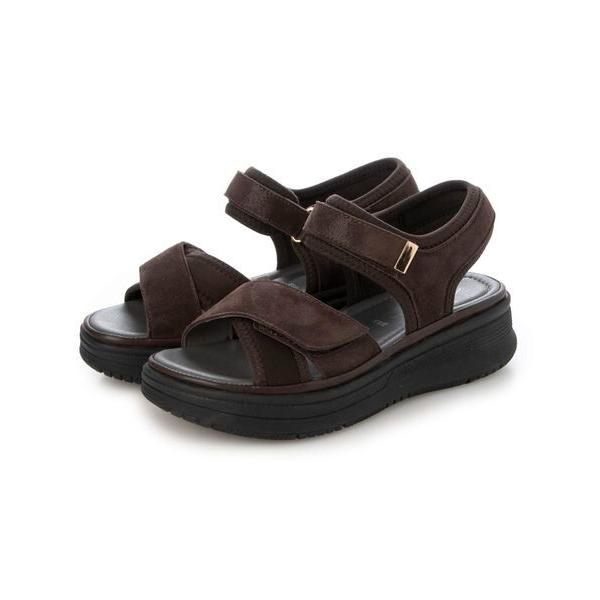 Atelier / アトリエ 【3E】【軽量】ストレッチ素材クロスベルトスポーツサンダル