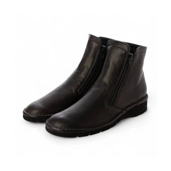 Atelier / アトリエ 【3E】ダブルファスナーショートブーツ