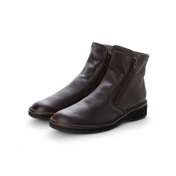 Atelier / アトリエ 【3E】ダブルファスナーショートブーツ