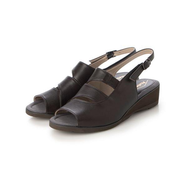 Atelier / アトリエ 【３Ｅ】ウエッジヒールコンフォートサンダル