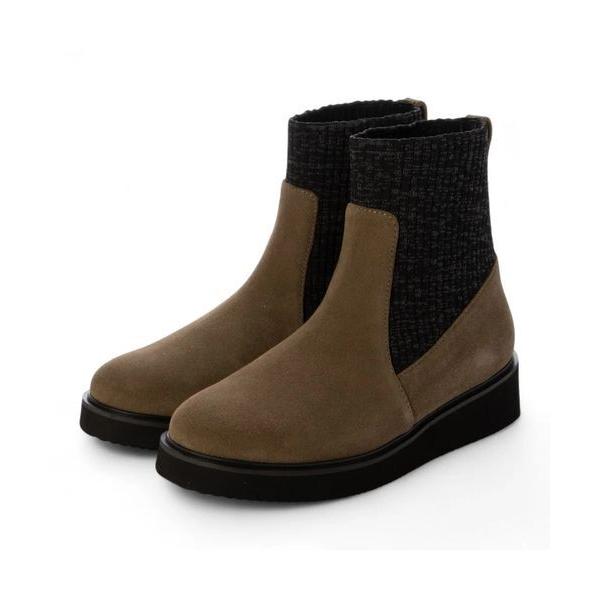 D'ICI / ディッシィ 【軽量】アンクルストレッチショートブーツ