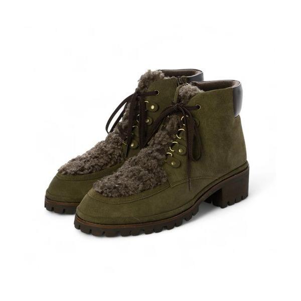 D'ICI / ディッシィ タンクソールレースアップショートブーツ