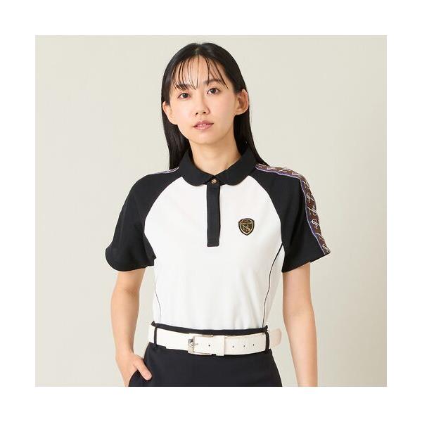 NS23 par Nissa Golf / エヌエス23・パー・ニッサゴルフ 【レディース】配色半袖...