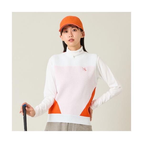 NS23 par Nissa Golf / エヌエス23・パー・ニッサゴルフ 【レディース】配色ニッ...