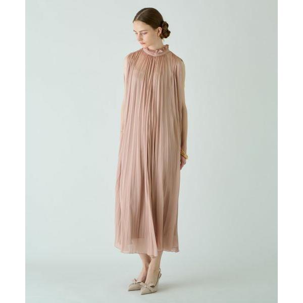 Leilian / レリアン 【店舗人気】フリルカラーロングワンピース