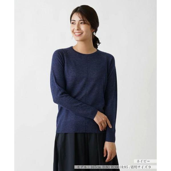 Leilian / レリアン クルーネックニットプルオーバー