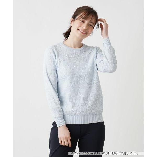 Leilian / レリアン フラワー柄カットソー