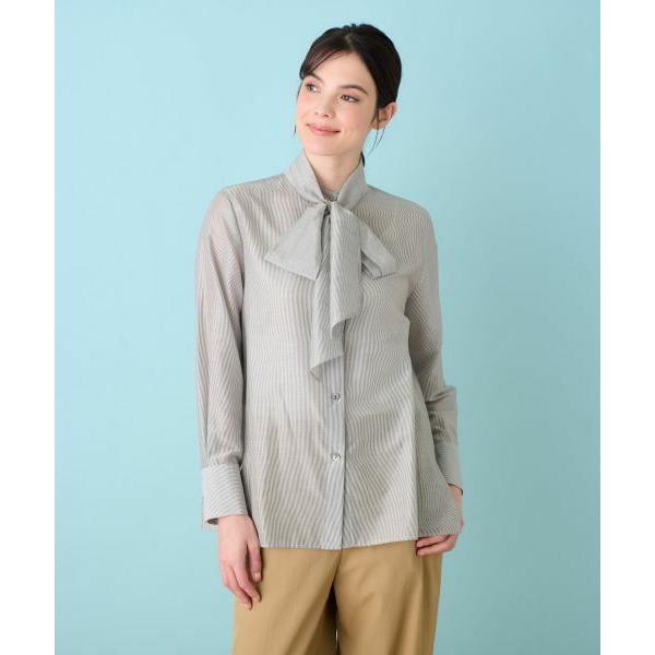Leilian / レリアン ボウタイブラウス