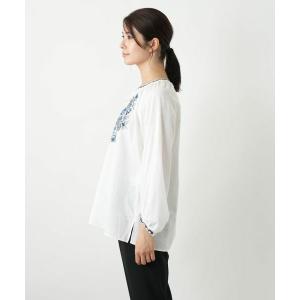 Leilian / レリアン 刺繍スモックブラウスの詳細画像5