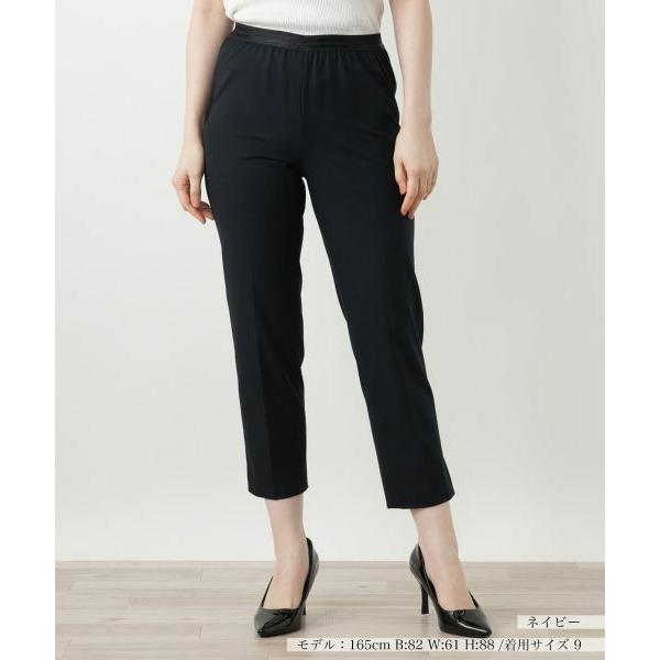 Leilian / レリアン ストレッチクロップドパンツ