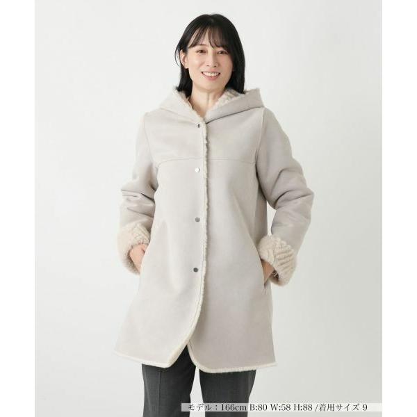 Leilian / レリアン フーデッドコート【Leilian WHITE LABEL】