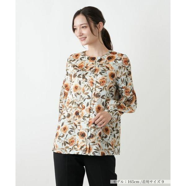 Leilian / レリアン 花柄プリントブラウス【ROCHAS Premiere】【RATTI】