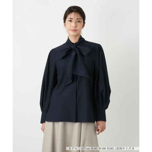 Leilian / レリアン ビッグボウタイブラウス