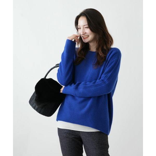 Leilian / レリアン クルーネックニットプルオーバー