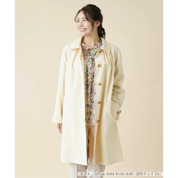 Leilian PLUS HOUSE / レリアンプラスハウス ステンカラースプリングコート