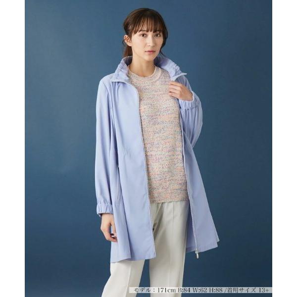 Leilian PLUS HOUSE / レリアンプラスハウス 【はっ水】ジップアップミディコート