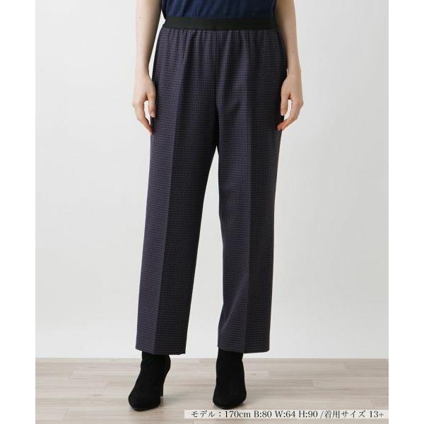 Leilian PLUS HOUSE / レリアンプラスハウス センタープレスパンツ