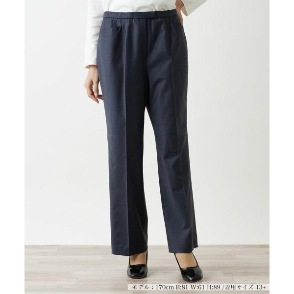 Leilian PLUS HOUSE / レリアンプラスハウス センタープレスパンツ