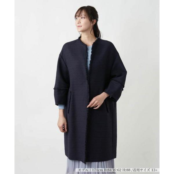 Leilian PLUS HOUSE / レリアンプラスハウス ツイードロングコト