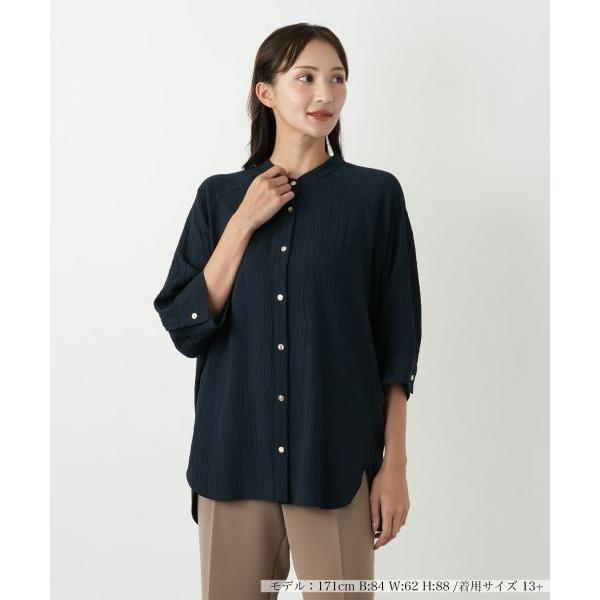 Leilian PLUS HOUSE / レリアンプラスハウス 【ウォッシャブル】ドルマンスリーブブ...