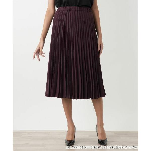 Leilian PLUS HOUSE / レリアンプラスハウス 【ウォッシャブル】プリーツスカート【...
