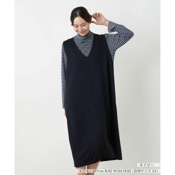 Leilian PLUS HOUSE / レリアンプラスハウス 【ウォッシャブル】ジャンパースカート...