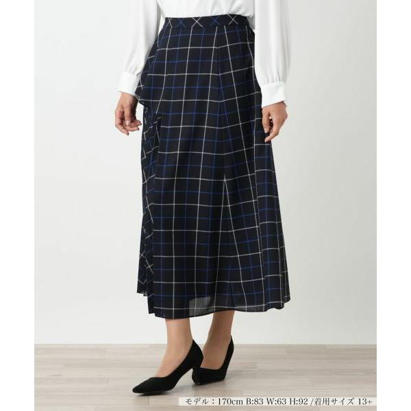 Leilian PLUS HOUSE / レリアンプラスハウス 【ウォッシャブル】フレアスカート【B...