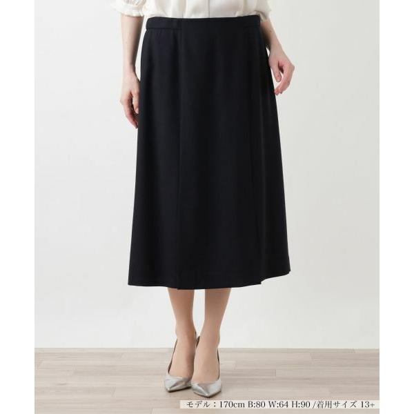 Leilian PLUS HOUSE / レリアンプラスハウス パネルフレアスカート【BOURGE】