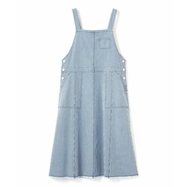 CARA O CRUZ / キャラ・オ・クルス 洗える ヒッコリーのジャンパースカート