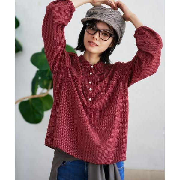 CARA O CRUZ / キャラ・オ・クルス ドットブラウス