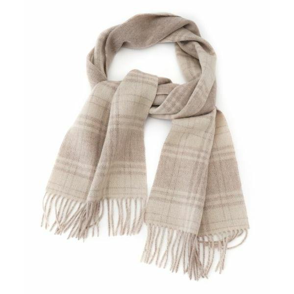 CARA O CRUZ / キャラ・オ・クルス チェックフリンジストール