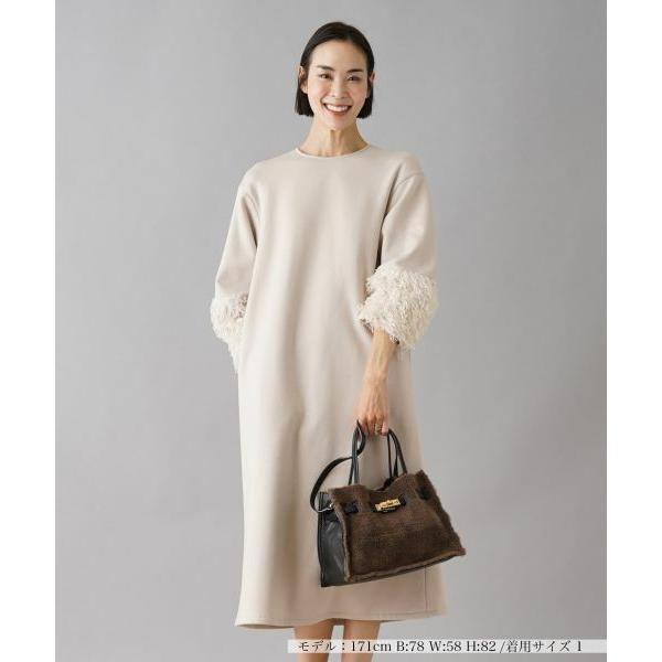 NEMIKA / ネミカ フェザー調スリーブワンピース【NEMIKA】