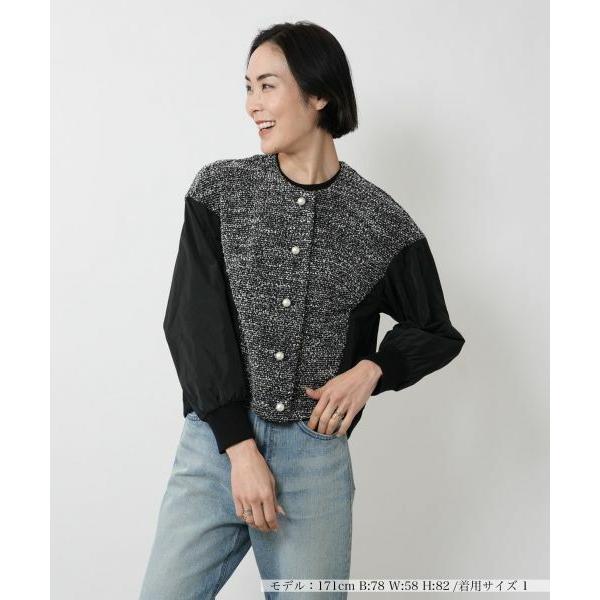 NEMIKA / ネミカ 異素材切り替えジャケット【NEMIKA】