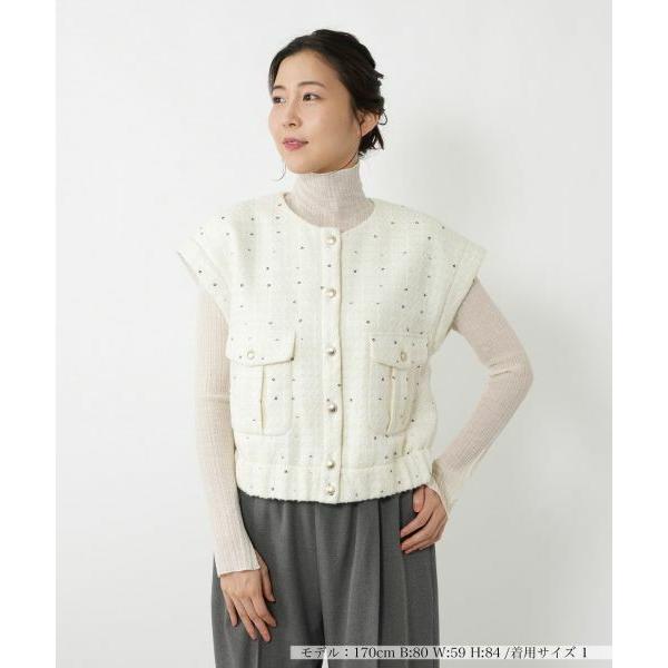 NEMIKA / ネミカ スパンコールショートベスト【NEMIKA】