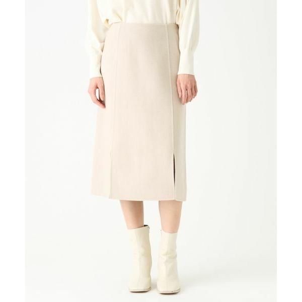 LANVIN COLLECTION / ランバン コレクション ダブルフェイススリットスカート