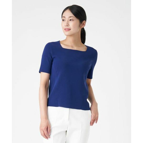 LANVIN COLLECTION / ランバン コレクション スクエアネックセーター