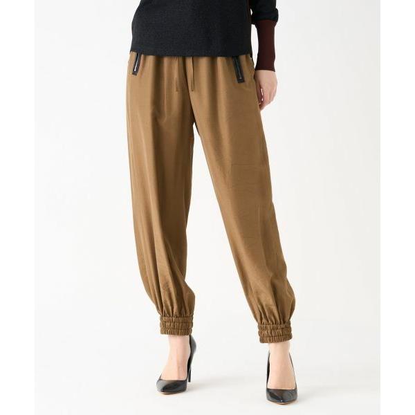 LANVIN COLLECTION / ランバン コレクション キュプラシルクドロストパンツ