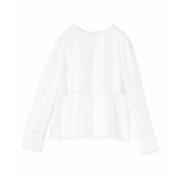 LANVIN COLLECTION / ランバン コレクション バイオスエード加工ブラウス