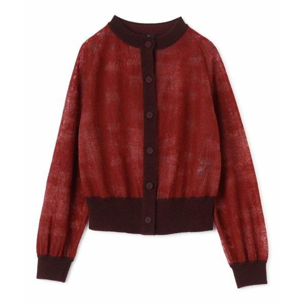 LANVIN COLLECTION / ランバン コレクション ウールジャカード先染カーディガン