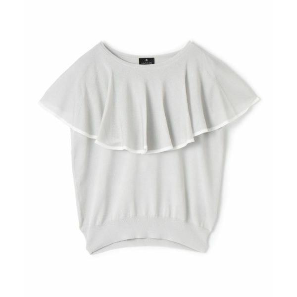 LANVIN COLLECTION / ランバン コレクション ドレープデザインニット